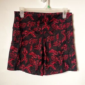 Constantly Varied Gear CVG Shorts Womens Medium Squats Approved Red Fire